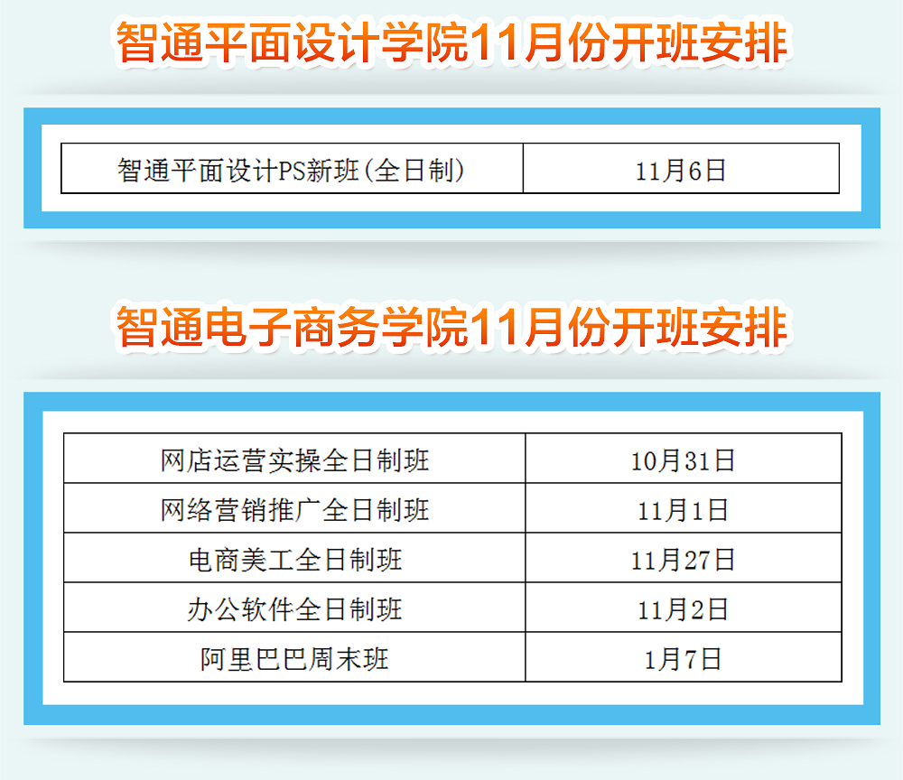 2017年11月智通培訓(xùn)開班通知03