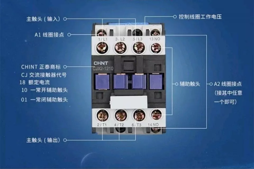 智通教育電工交流接觸器講解02